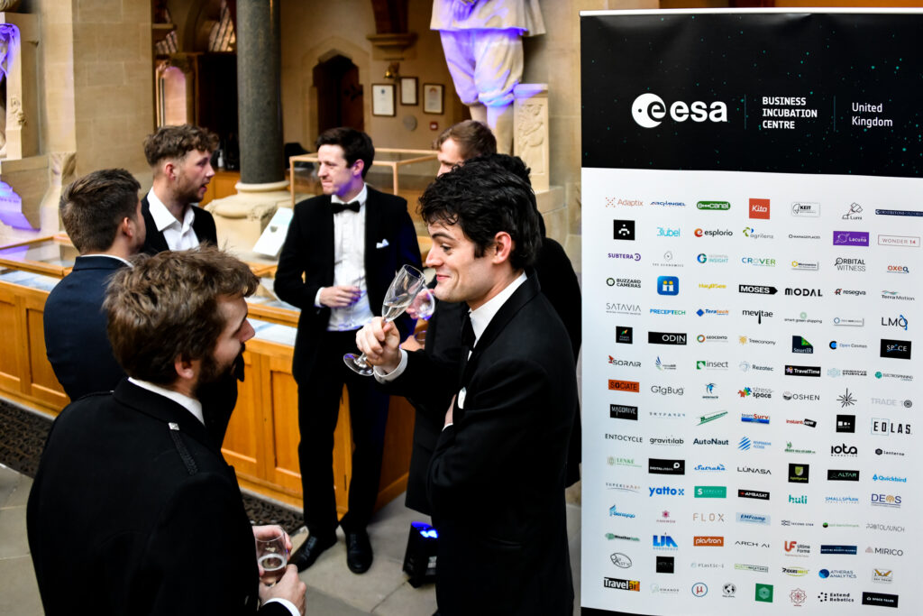 Guests at the ESA BIC Celebration Event held at the Oxford Natural History Museum.
